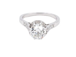 Bague Solitaire Platine Diamant - Castafiore