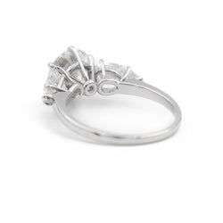 Bague Solitaire Platine Diamant - Castafiore