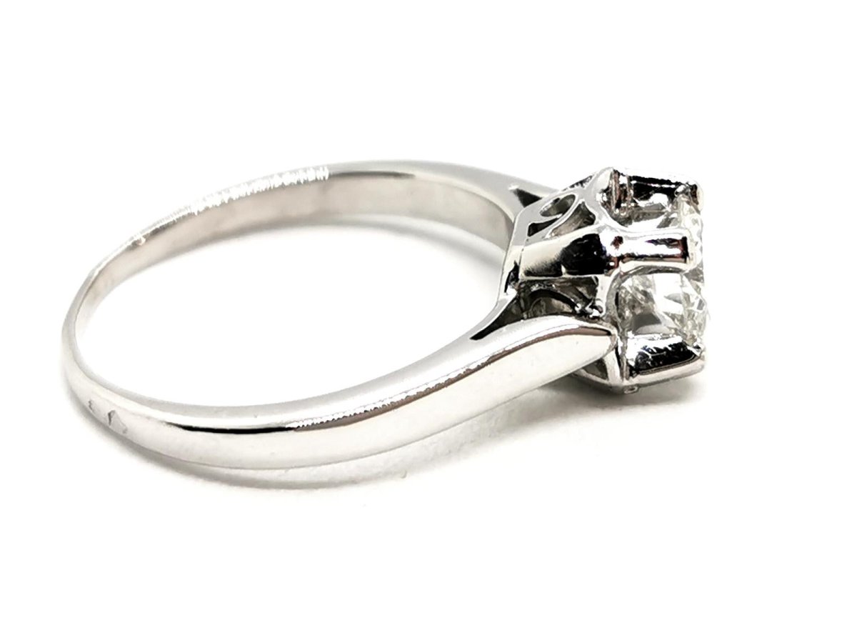 Bague Solitaire Platine Diamant - Castafiore