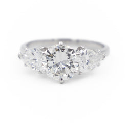 Bague Solitaire Platine Diamant - Castafiore