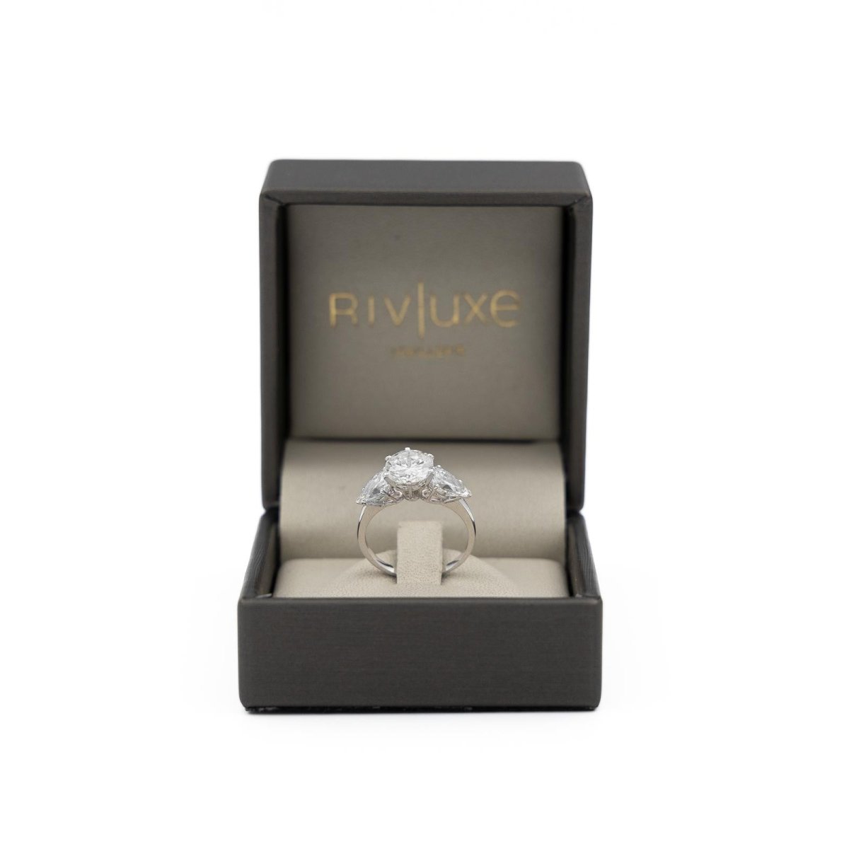 Bague Solitaire Platine Diamant - Castafiore