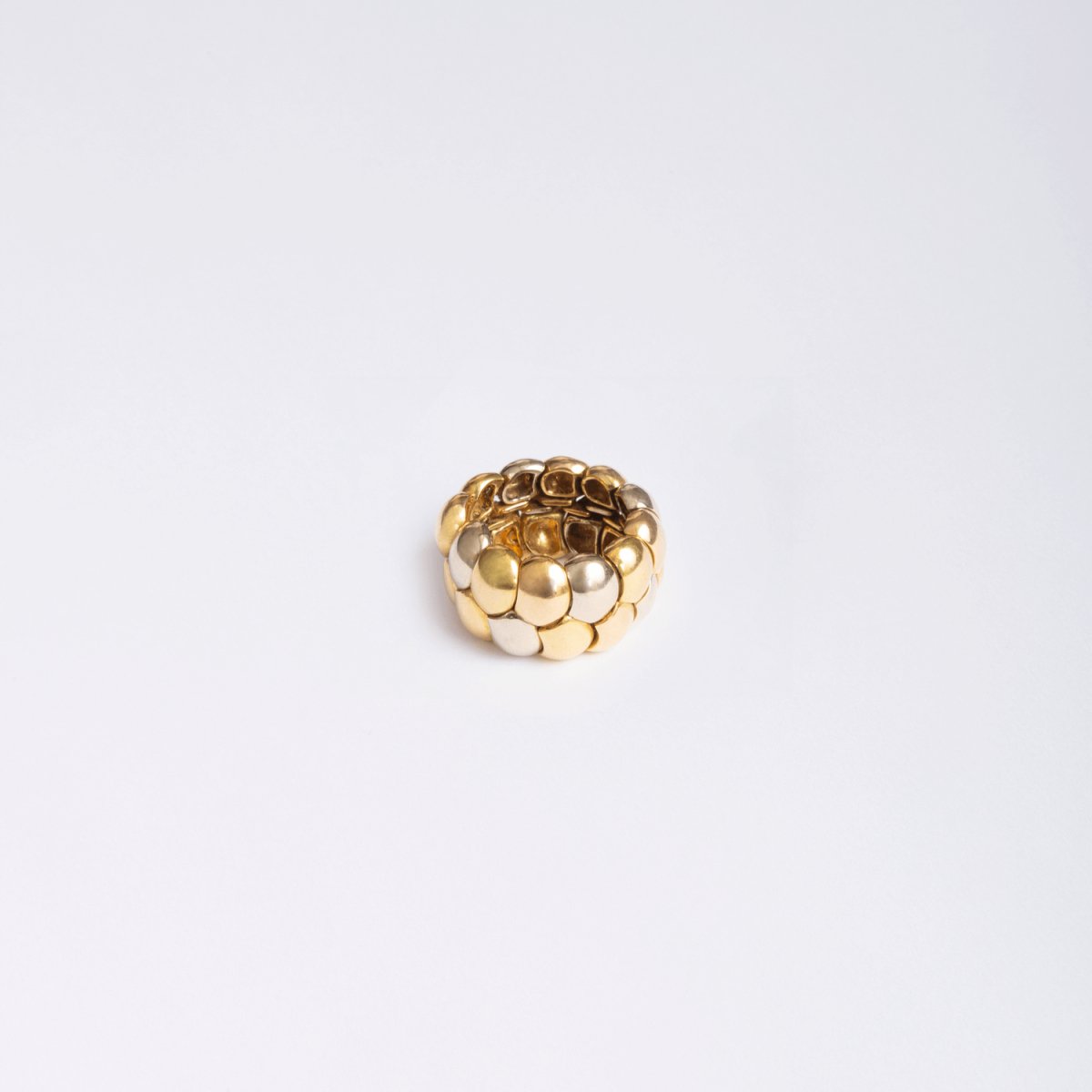 Bague Souple en or jaune, rose et blanc - Castafiore