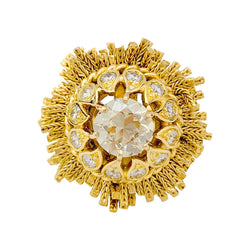 Bague Sterlé en or jaune et diamants - Castafiore