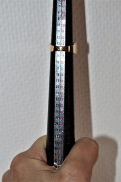 Bague Tank Aigue-marine or jaune - Castafiore