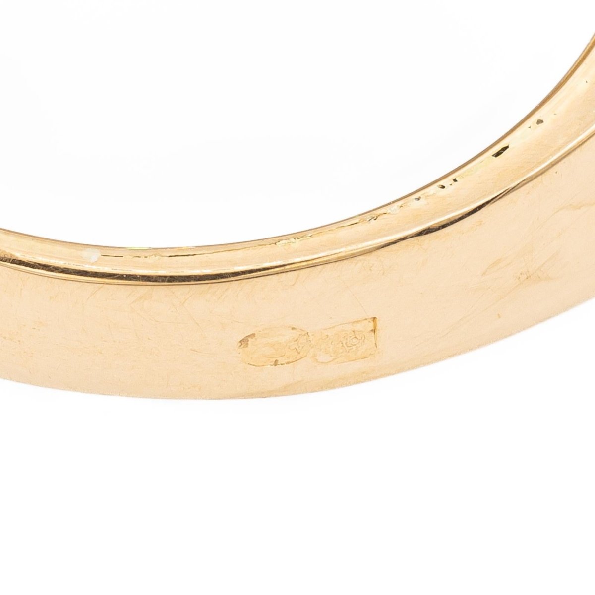 Bague Tank en or jaune, platine et diamants - Castafiore