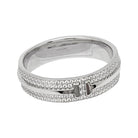 Bague TIFFANY & CO. "T de Tiffany" en or blanc et diamants - Castafiore