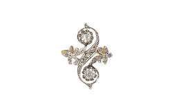 Bague Toi Et Moi En Or Bicolore Et Diamants - Castafiore