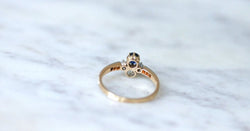 Bague Toi et Moi saphir et diamants - Castafiore