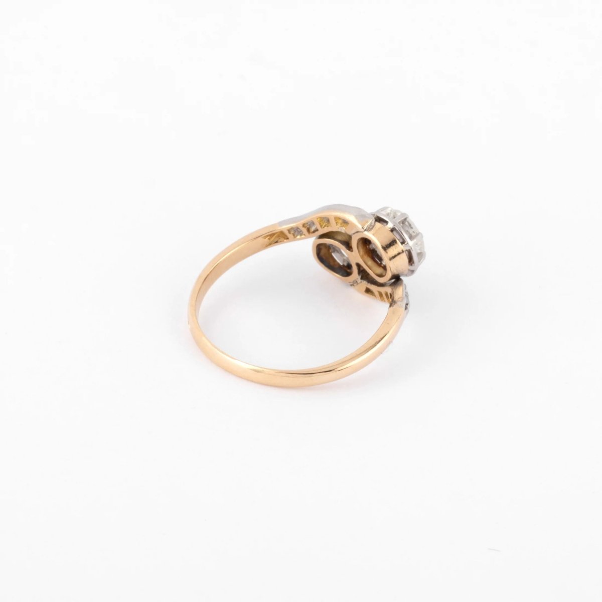 Bague Toi & Moi en diamant platine et or - Castafiore