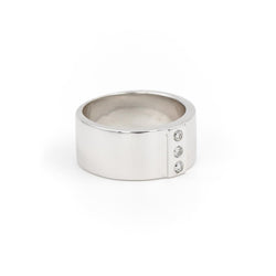 Bague Trilogie Or blanc Diamant - Castafiore