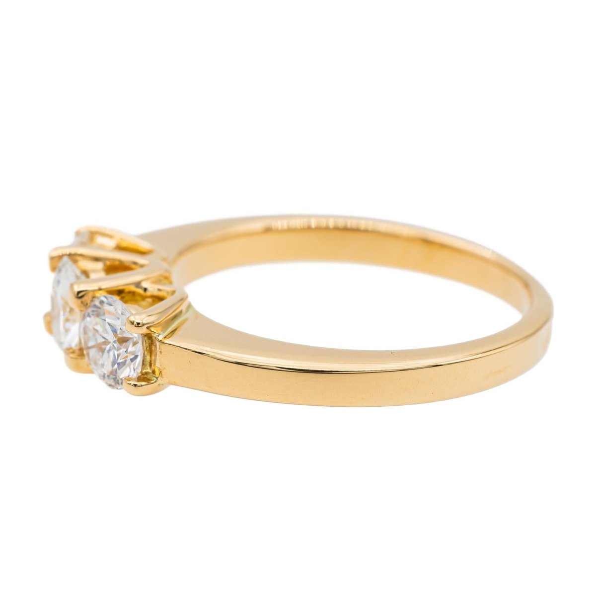 Bague Trilogie Or jaune Diamant - Castafiore