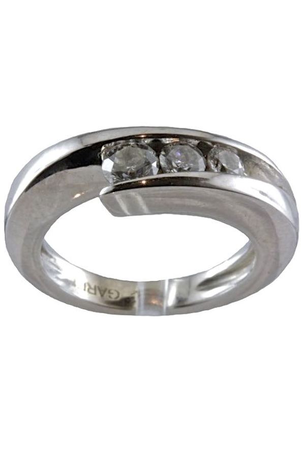 BAGUE "TRILOGY" SIGNÉE GAREL - Castafiore