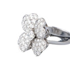 Bague VAN CLEEF & ARPELS "Cosmos" en or blanc ornée de 53 diamants - Castafiore