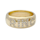 Bague Van Cleef & Arpels, "Eternity ring", or jaune, diamants - Castafiore