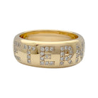 Bague Van Cleef & Arpels, "Eternity ring", or jaune, diamants - Castafiore