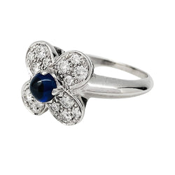 Bague VAN CLEEF & ARPELS, "Fleurette", saphir, diamants - Castafiore