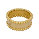 Bague Van Cleef & Arpels, "Perlée signature", or jaune - Castafiore