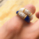 Bague Van Cleef & Arpels Philippine en or jaune et Ivoire - Castafiore