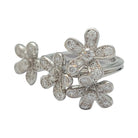 Bague Van Cleef & Arpels, "Socrate", or blanc et diamants - Castafiore