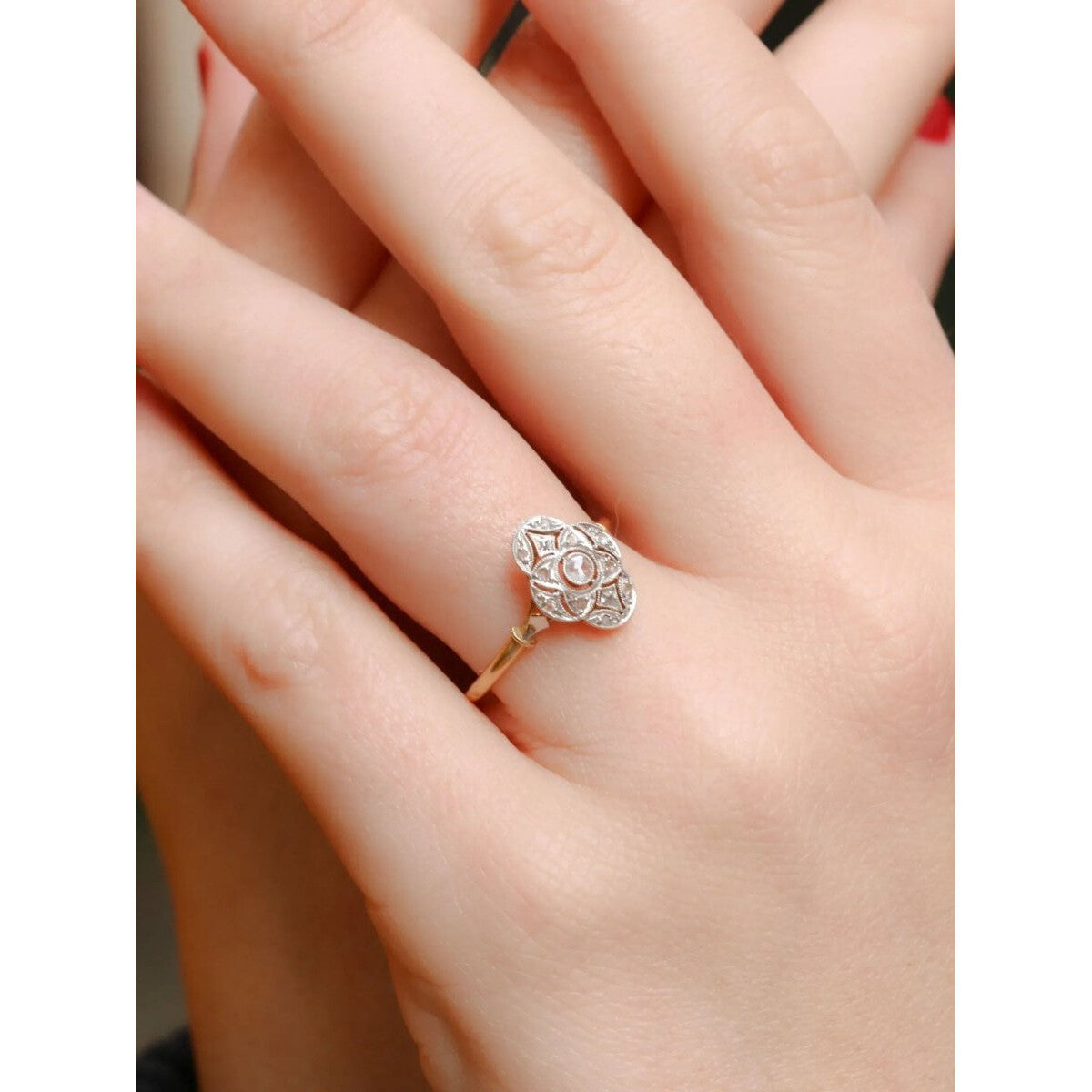 Bague cheap marquise moderne