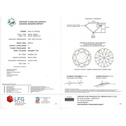 Bague vintage or jaune, platine et diamant 3,01 ct - Castafiore