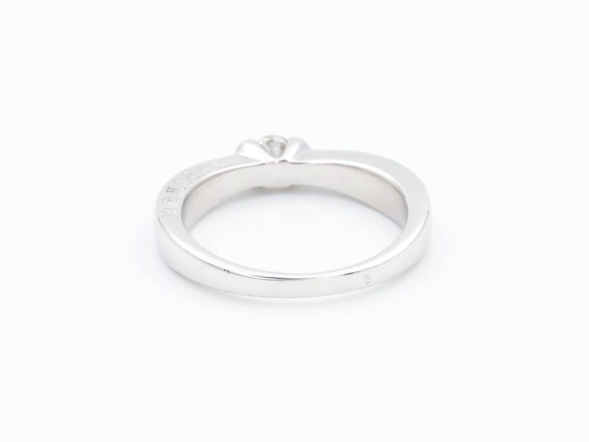 Balmain Bague Solitaire Or blanc Diamant - Castafiore
