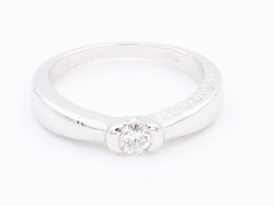 Balmain Bague Solitaire Or blanc Diamant - Castafiore