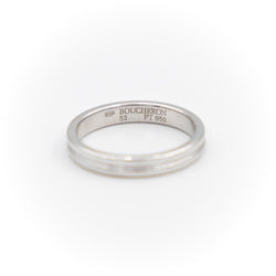 Boucheron Bague Alliance Godron Platine - Castafiore