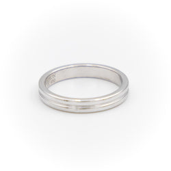 Boucheron Bague Alliance Godron Platine - Castafiore