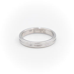 Boucheron Bague Alliance Godron Platine - Castafiore