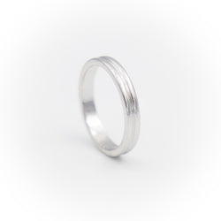 Boucheron Bague Alliance Godron Platine - Castafiore