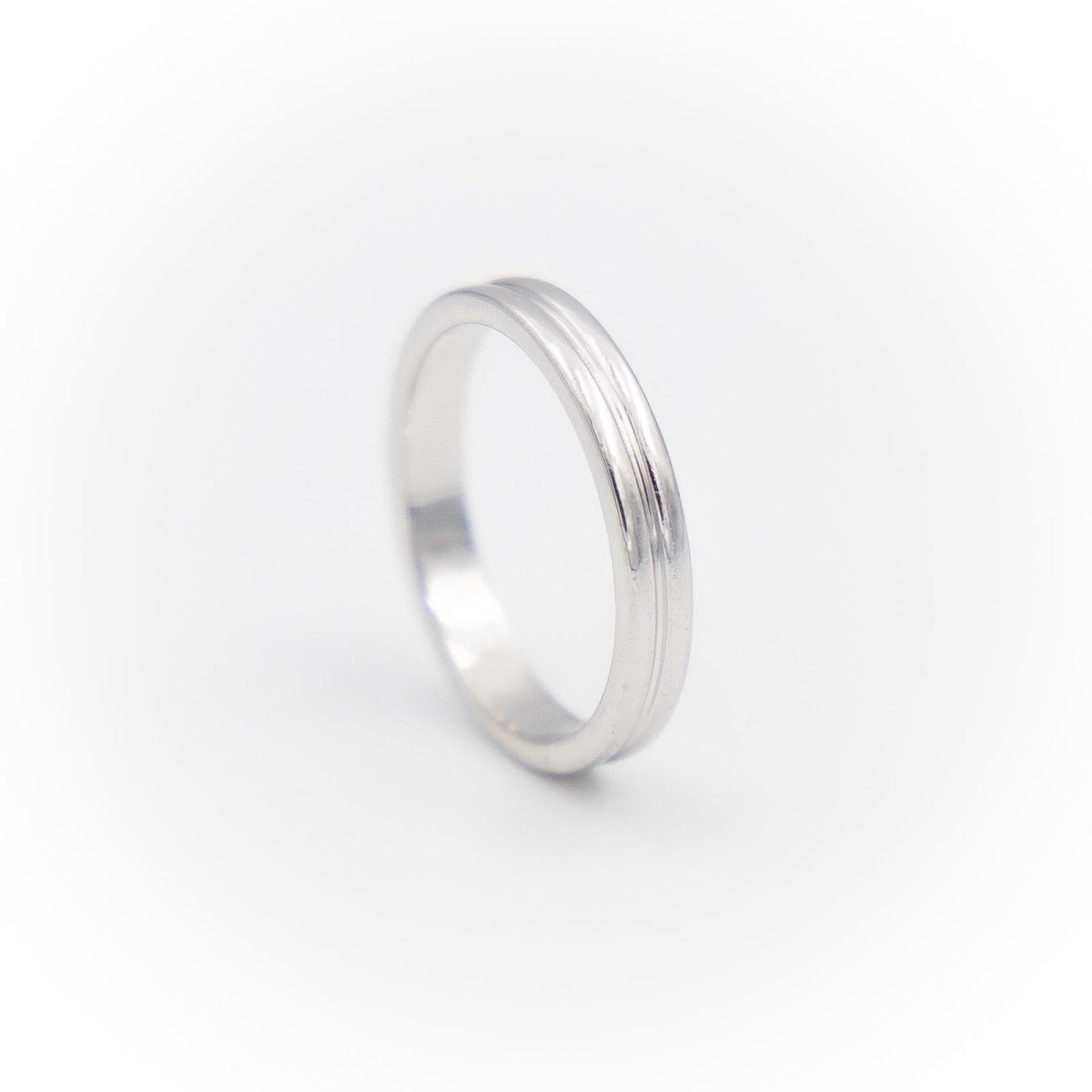Boucheron Bague Alliance Godron Platine - Castafiore