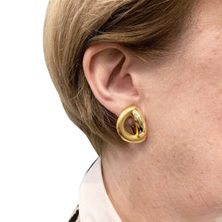 Boucles d'oreilles A&A Turner en or jaune - Castafiore