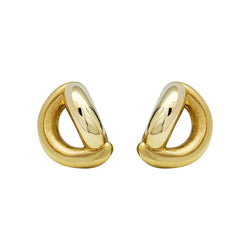 Boucles d'oreilles A&A Turner en or jaune - Castafiore