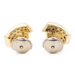 Boucles d'oreilles Alpa en or jaune et diamants - Castafiore