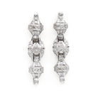 Boucles d'oreilles Art déco Or blanc Diamant - Castafiore