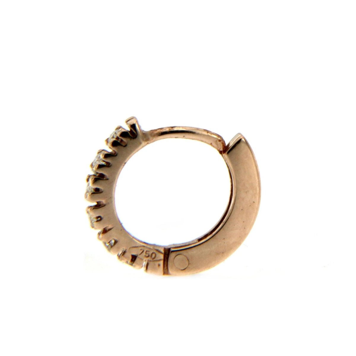 Boucles d'oreilles bébé en or et diamant - Castafiore