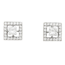 Boucles d'oreilles BOUCHERON ,"Ava", or blanc et diamants - Castafiore