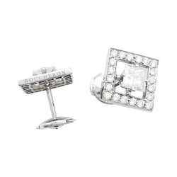 Boucles d'oreilles BOUCHERON ,"Ava", or blanc et diamants - Castafiore