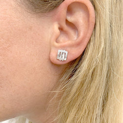 Boucles d'oreilles BOUCHERON, "Déchaînée" en or blanc et diamants. - Castafiore