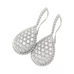 Boucles d'oreilles Boucheron "Serpent Bohème" en or blanc, diamants - Castafiore