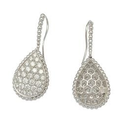 Boucles d'oreilles Boucheron "Serpent Bohème" en or blanc, diamants - Castafiore