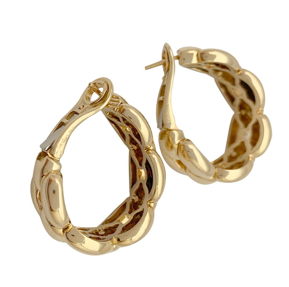 Boucles d'oreilles CARTIER, "Margot", or jaune - Castafiore