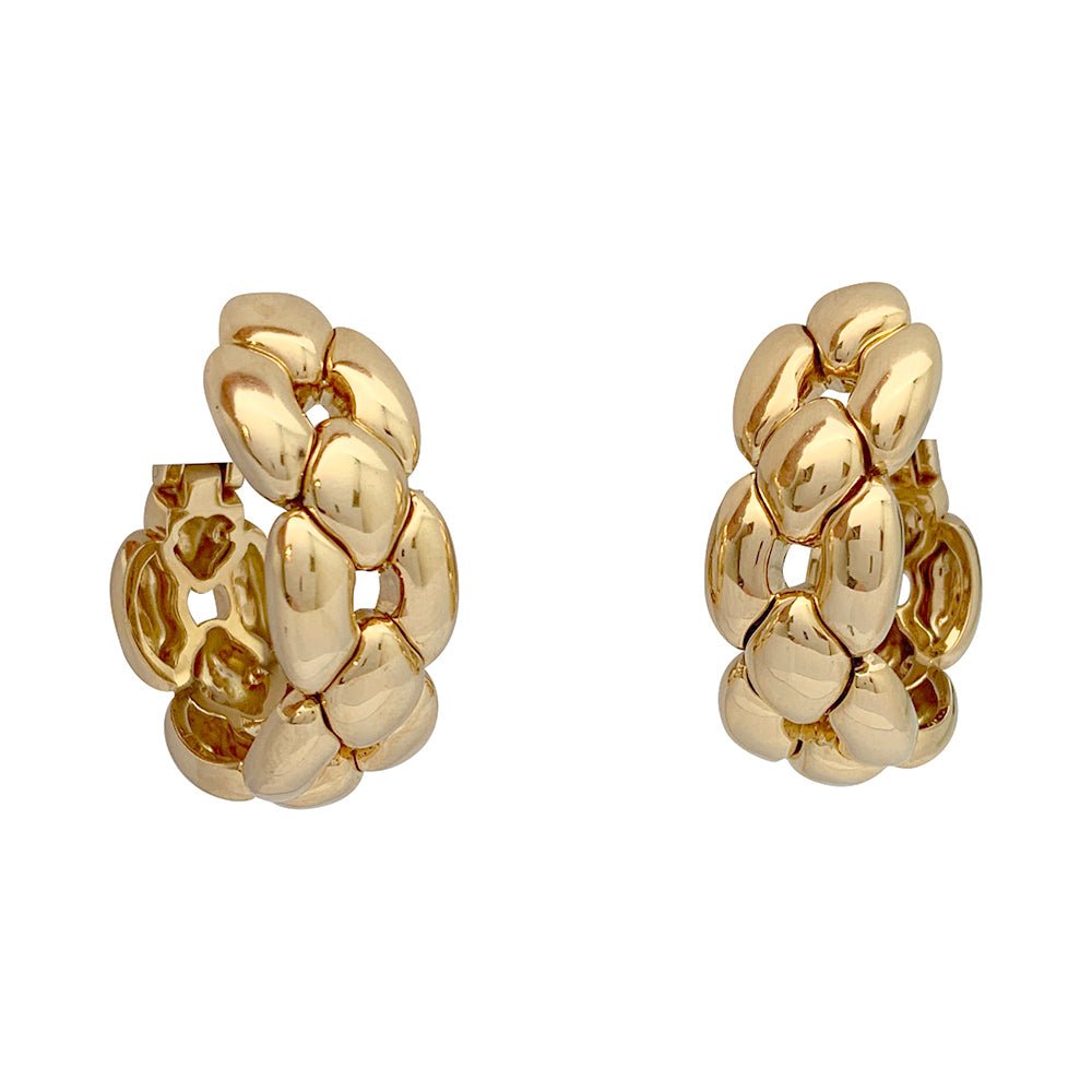 Boucles d'oreilles CARTIER, "Margot", or jaune - Castafiore