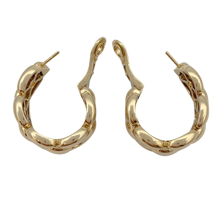 Boucles d'oreilles CARTIER, "Margot", or jaune - Castafiore