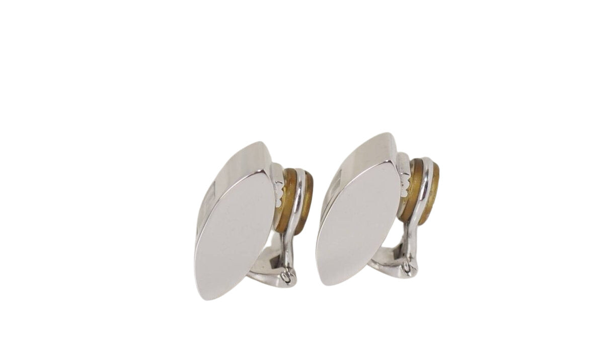 Boucles d'oreilles CHOPARD en or blanc et diamants - Castafiore