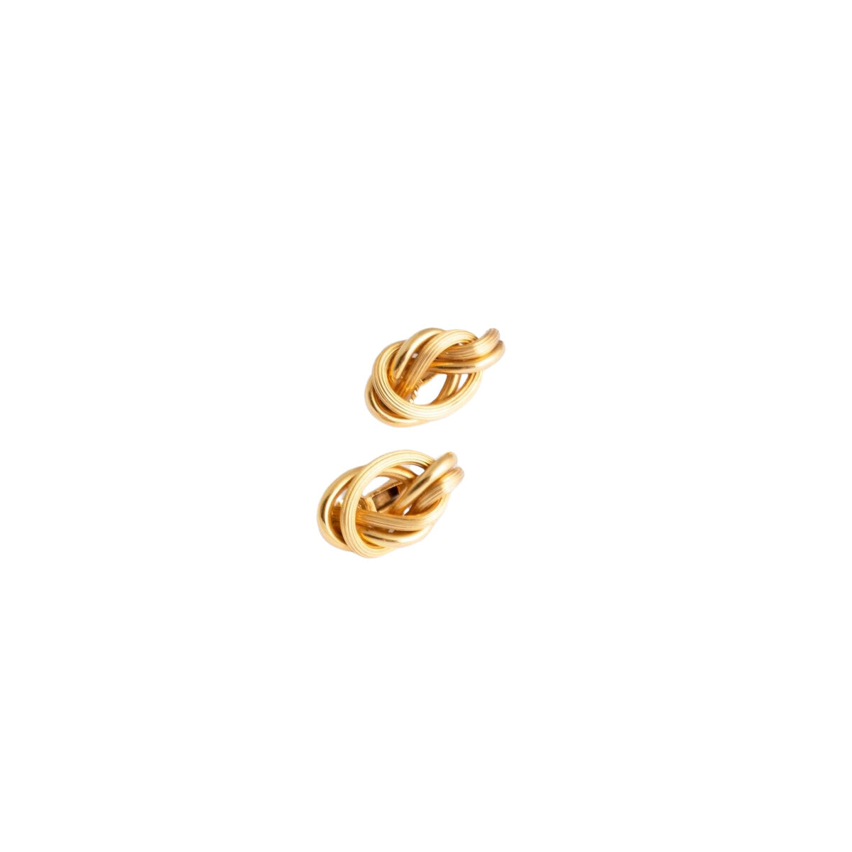 Boucles d'oreilles Clip ZOLOTAS en or jaune torsadé - Castafiore