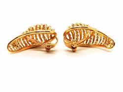 Boucles d'oreilles Clips en or jaune - Castafiore