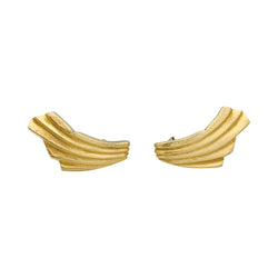 Boucles d'oreilles Clips LALAOUNIS "Drapé" en or jaune - Castafiore
