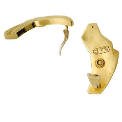 Boucles d'oreilles Clips LALAOUNIS "Drapé" en or jaune - Castafiore